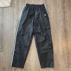ADIDAS Y2K Black & White Side Snap Up Tear Away Sweatpants